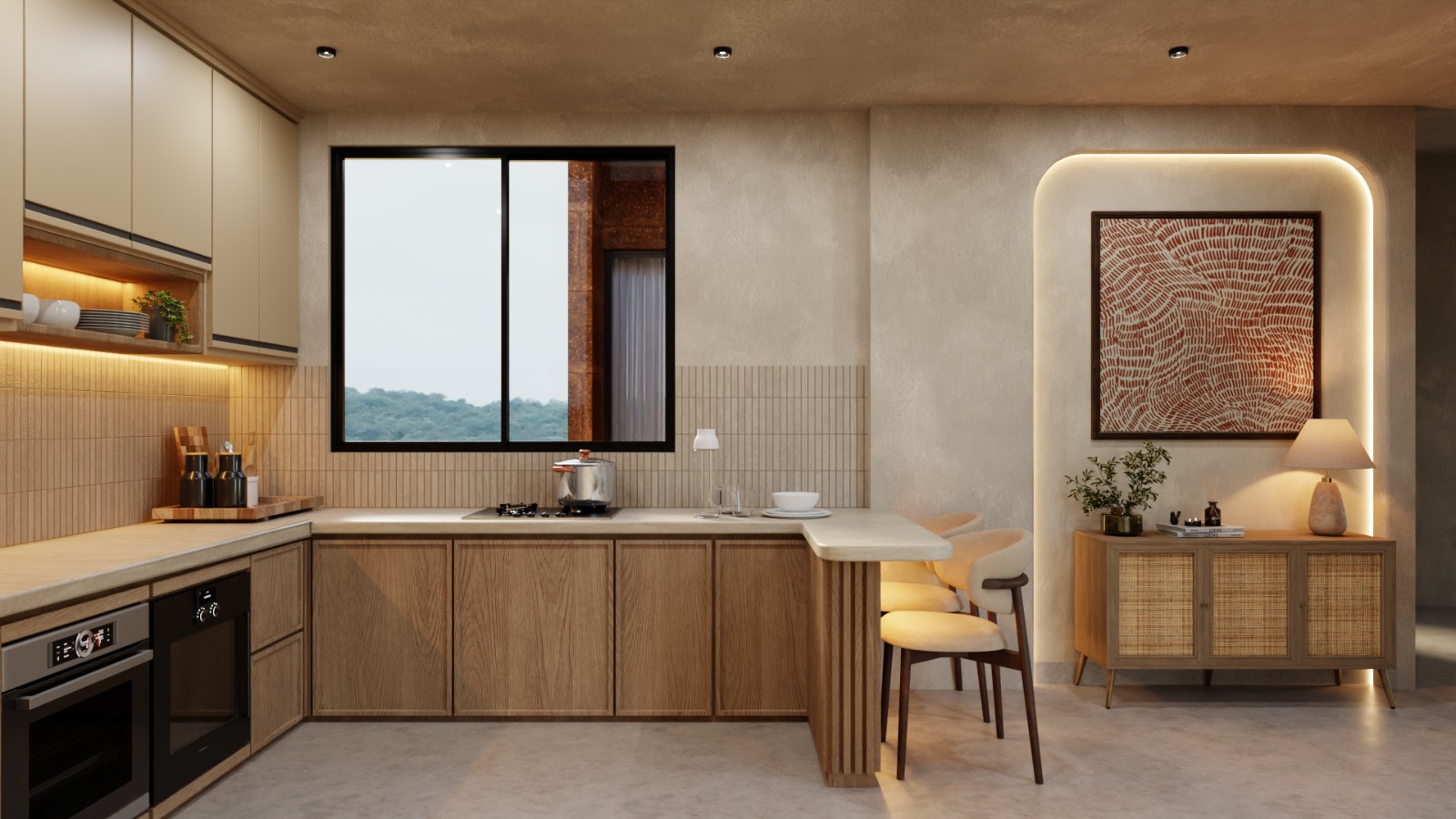 Verde Riverside Chef-Inspired Modular Kitchen